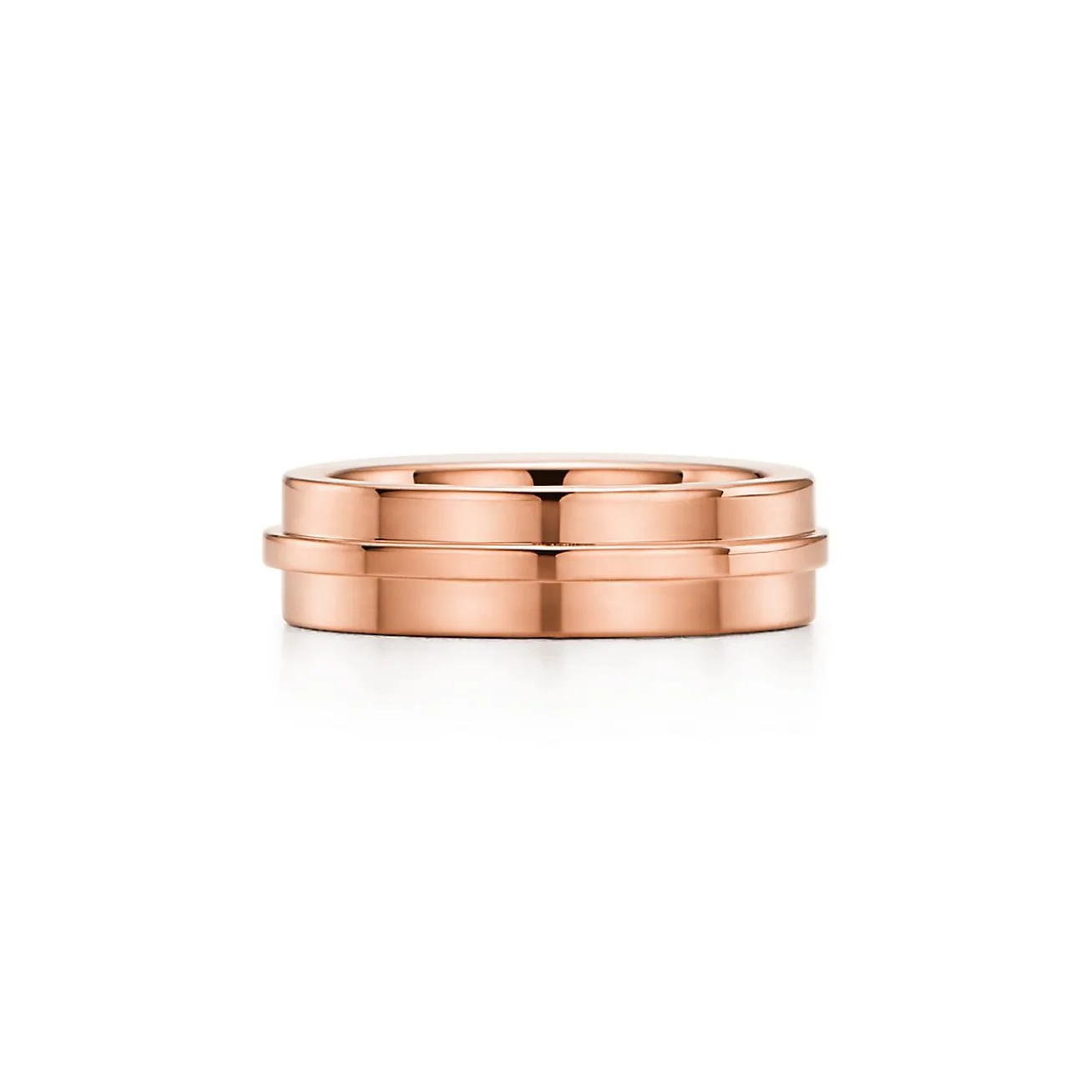 Tiffany & Co. 18K Rose Gold Tiffany T Two Ring | ^Women Rings|Men's Jewelry