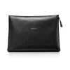 Tiffany & Co. Large Shopping Pouch in Black Leather | ^Women Small Leather Goods|Women's Accessories