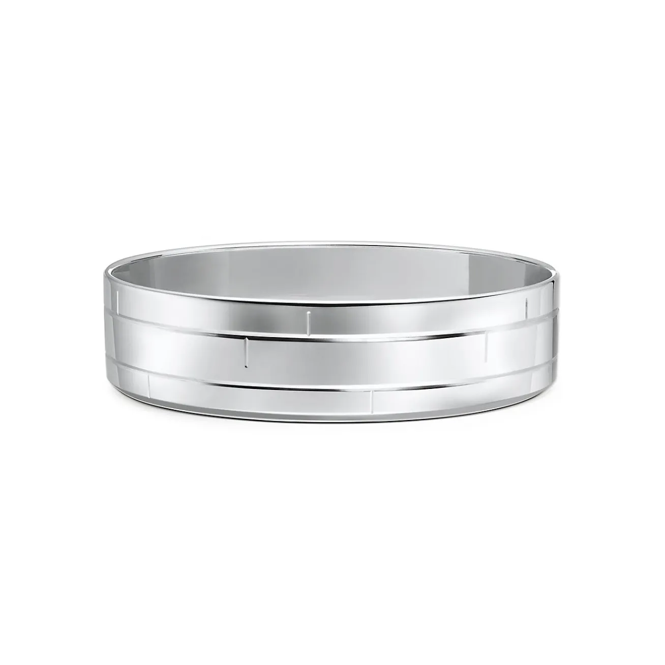 Tiffany & Co. Modern Bamboo Bowl in Sterling Silver | ^ Tableware