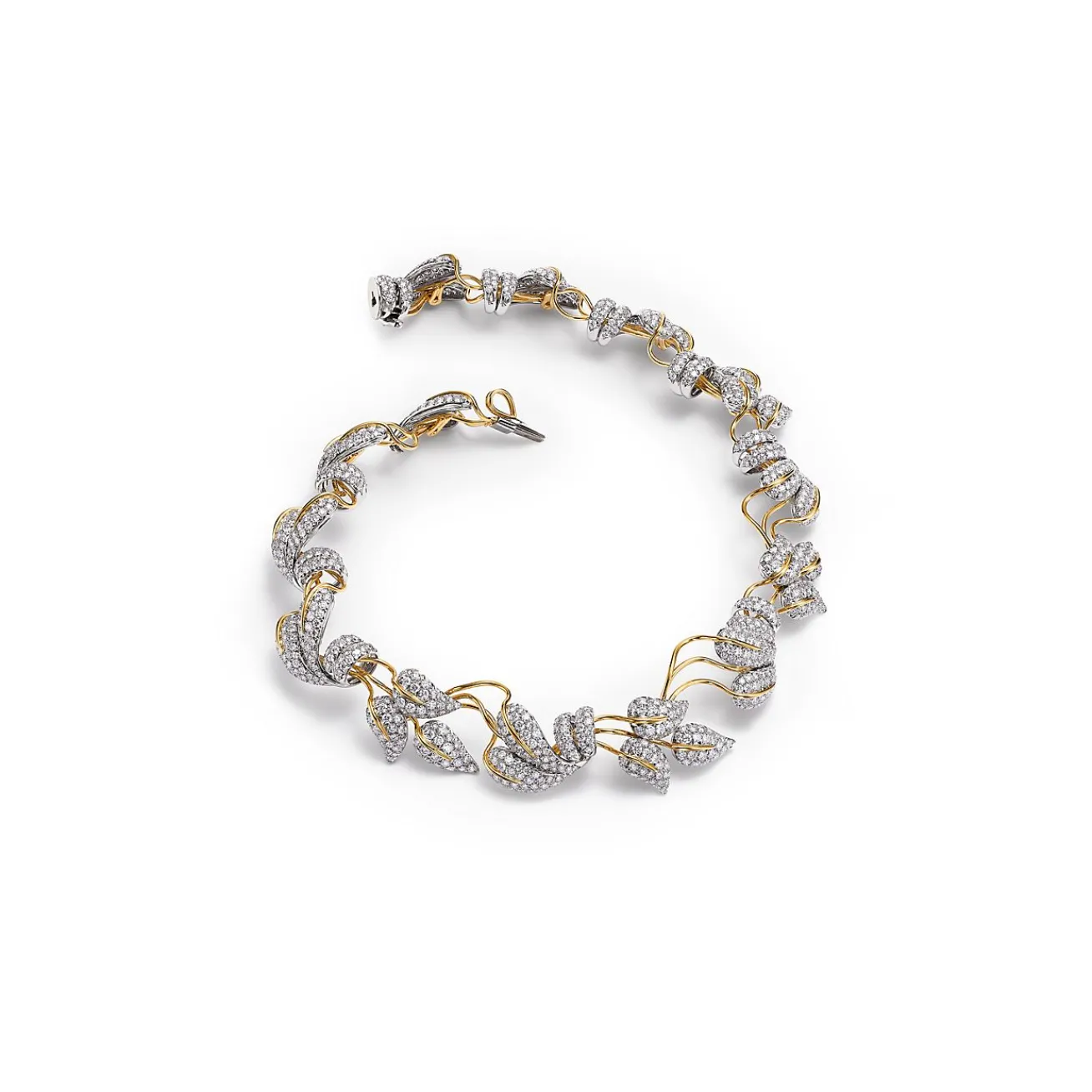 Tiffany & Co. Necklace in Platinum and Yellow Gold with Diamonds | ^ Necklaces & Pendants|Gold Jewelry