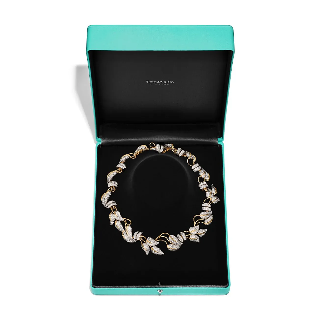 Tiffany & Co. Necklace in Platinum and Yellow Gold with Diamonds | ^ Necklaces & Pendants|Gold Jewelry