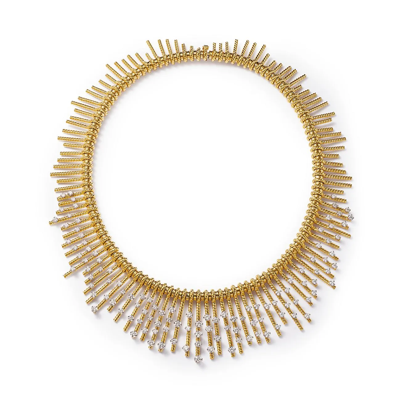 Tiffany & Co. Necklace in Yellow Gold and Platinum with Diamonds | ^ Necklaces & Pendants|Gold Jewelry