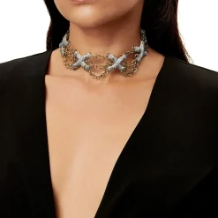 Tiffany & Co. Necklace in Yellow Gold and Platinum with Diamonds | ^ Necklaces & Pendants|Gold Jewelry