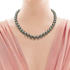 Tiffany & Co. Necklace of Tahitian pearls with 18k white gold. | ^ Necklaces & Pendants|Pearl Jewelry