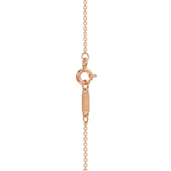 Tiffany & Co. Open circle pendant in 18k rose gold with diamonds, mini. | ^ Necklaces & Pendants|Rose Gold Jewelry