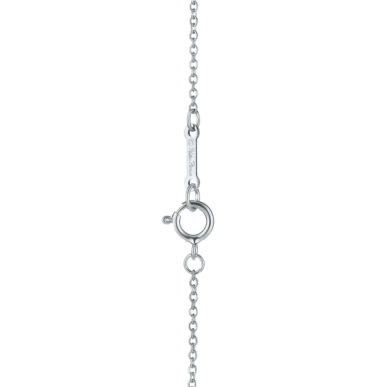 Tiffany & Co. Paloma Picasso® Double Loving Heart pendant in sterling silver with diamonds. | ^ Necklaces & Pendants|Sterling Silver Jewelry