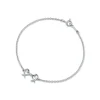 Tiffany & Co. Paloma Picasso® Double Loving Heart bracelet in sterling silver with diamonds. | ^ Bracelets|Sterling Silver Jewelry