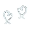 Tiffany & Co. Paloma Picasso® Loving Heart earrings in sterling silver. | ^ Earrings|Sterling Silver Jewelry