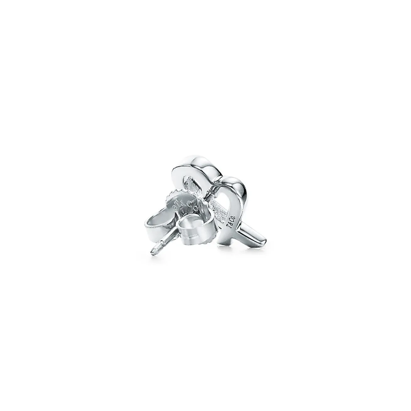 Tiffany & Co. Paloma Picasso® Loving Heart earrings in sterling silver. | ^ Earrings|Sterling Silver Jewelry