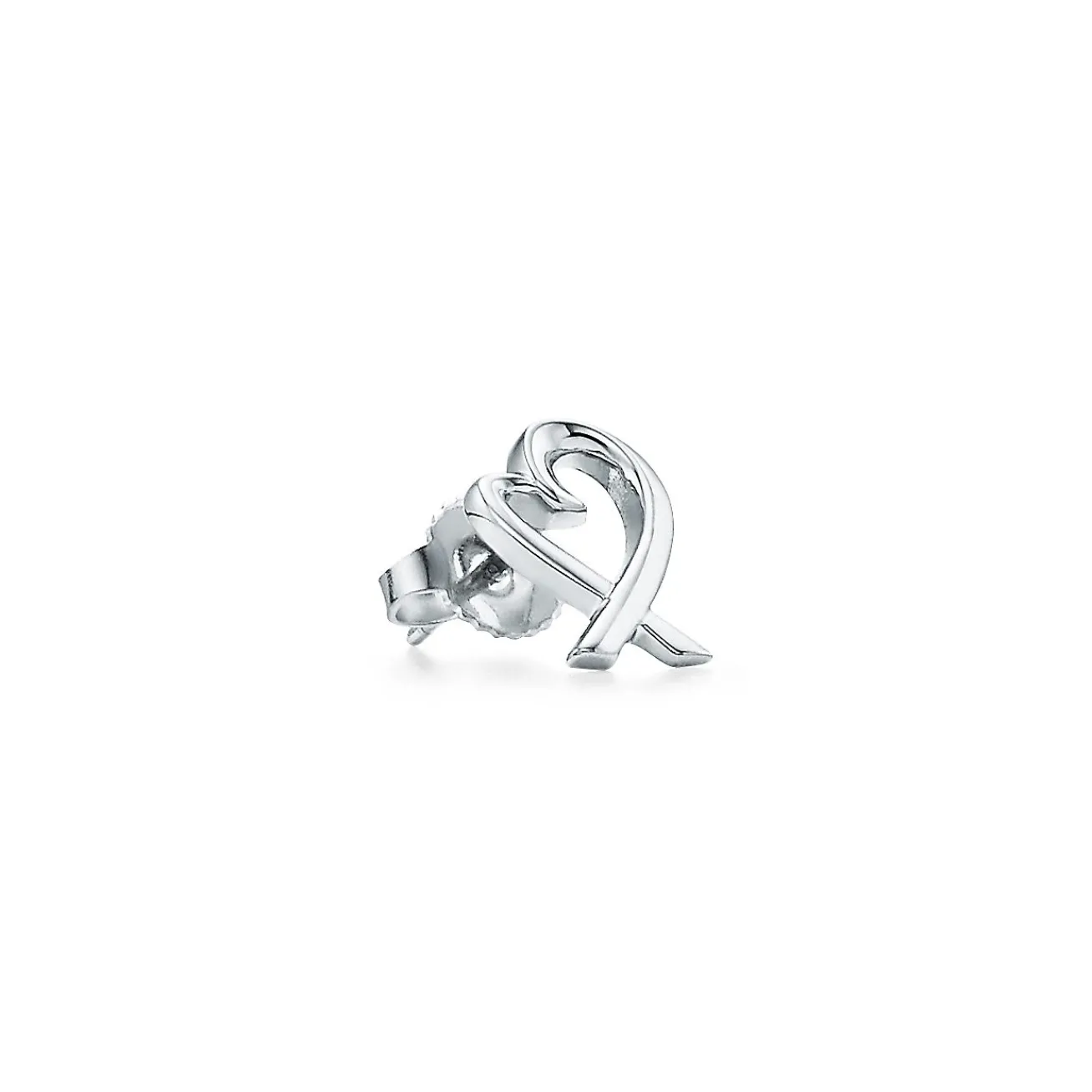 Tiffany & Co. Paloma Picasso® Loving Heart earrings in sterling silver. | ^ Earrings|Sterling Silver Jewelry