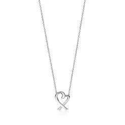 Tiffany & Co. Paloma Picasso® Loving Heart pendant in sterling silver, small. | ^ Necklaces & Pendants|Sterling Silver Jewelry