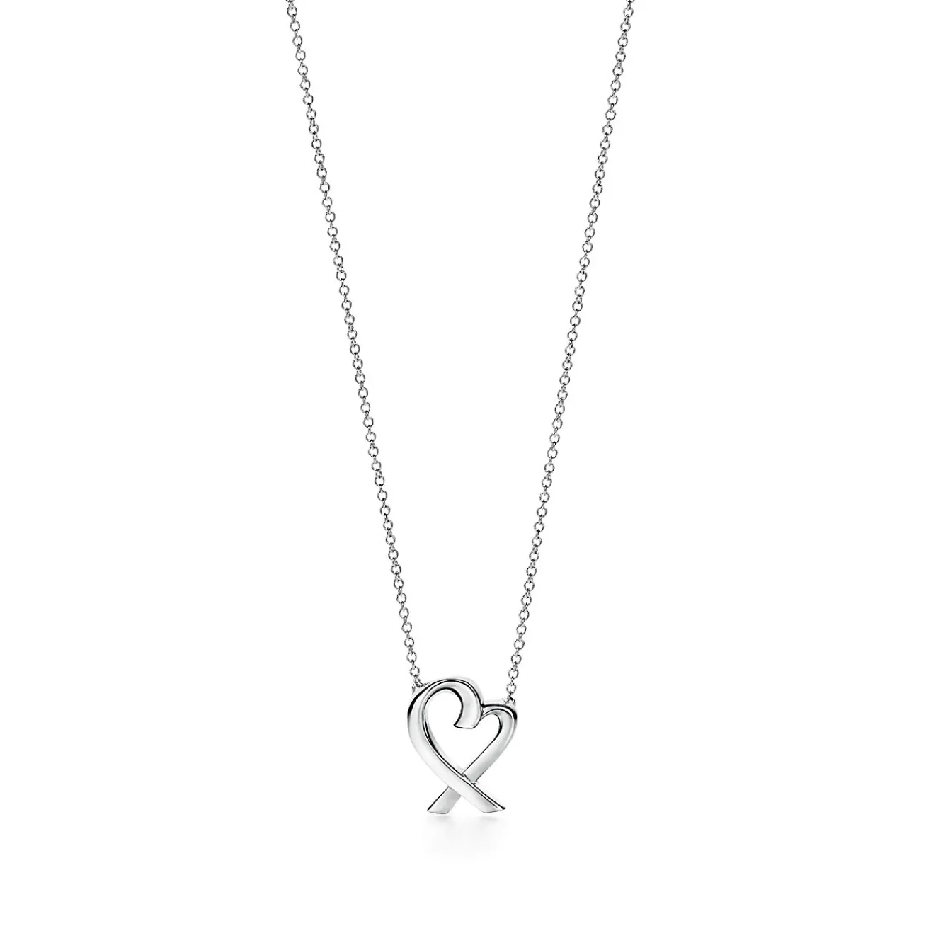 Tiffany & Co. Paloma Picasso® Loving Heart pendant in sterling silver, small. | ^ Necklaces & Pendants|Sterling Silver Jewelry