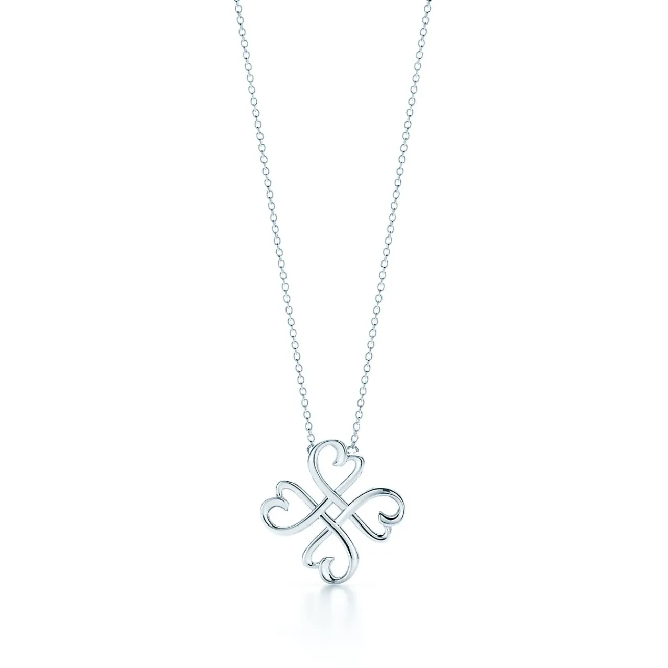 Tiffany & Co. Paloma Picasso® Loving Heart pendant in sterling silver. | ^ Necklaces & Pendants|Sterling Silver Jewelry