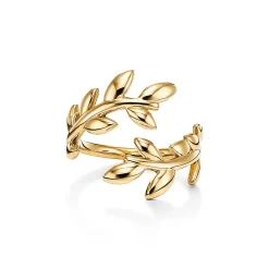 Tiffany & Co. Paloma Picasso® Olive Leaf Bypass Ring in Yellow Gold | ^ Rings|Gifts for Her
