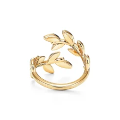 Tiffany & Co. Paloma Picasso® Olive Leaf Bypass Ring in Yellow Gold | ^ Rings|Gifts for Her