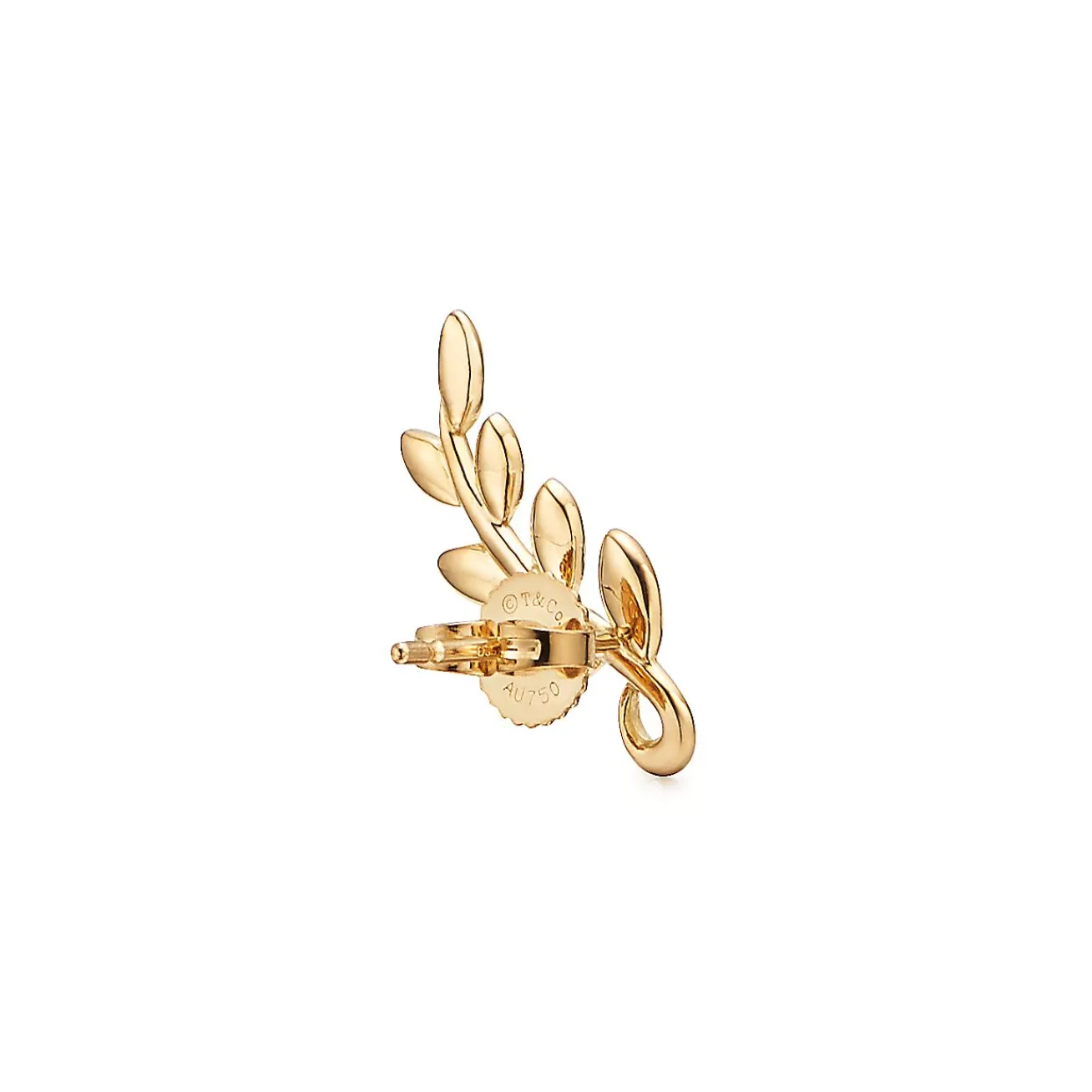 Tiffany & Co. Paloma Picasso® Olive Leaf climber earrings in 18k gold. | ^ Earrings|Gifts for Her