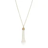 Tiffany & Co. Paloma Picasso® Olive Leaf tassel necklace in 18k gold with pearls, large. | ^ Necklaces & Pendants|Gold Jewelry