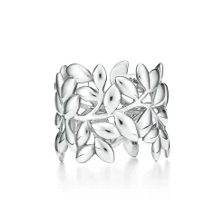 Tiffany & Co. Paloma Picasso® Olive Leaf Band Ring in Silver | ^ Rings|Bold Silver Jewelry