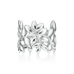 Tiffany & Co. Paloma Picasso® Olive Leaf Band Ring in Silver | ^ Rings|Bold Silver Jewelry