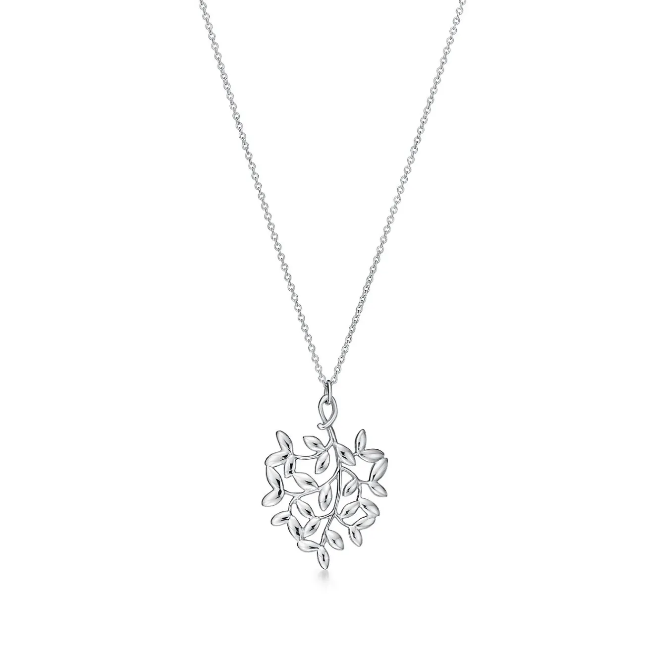 Tiffany & Co. Paloma Picasso® Olive Leaf pendant in sterling silver, small. | ^ Necklaces & Pendants|Gifts for Her