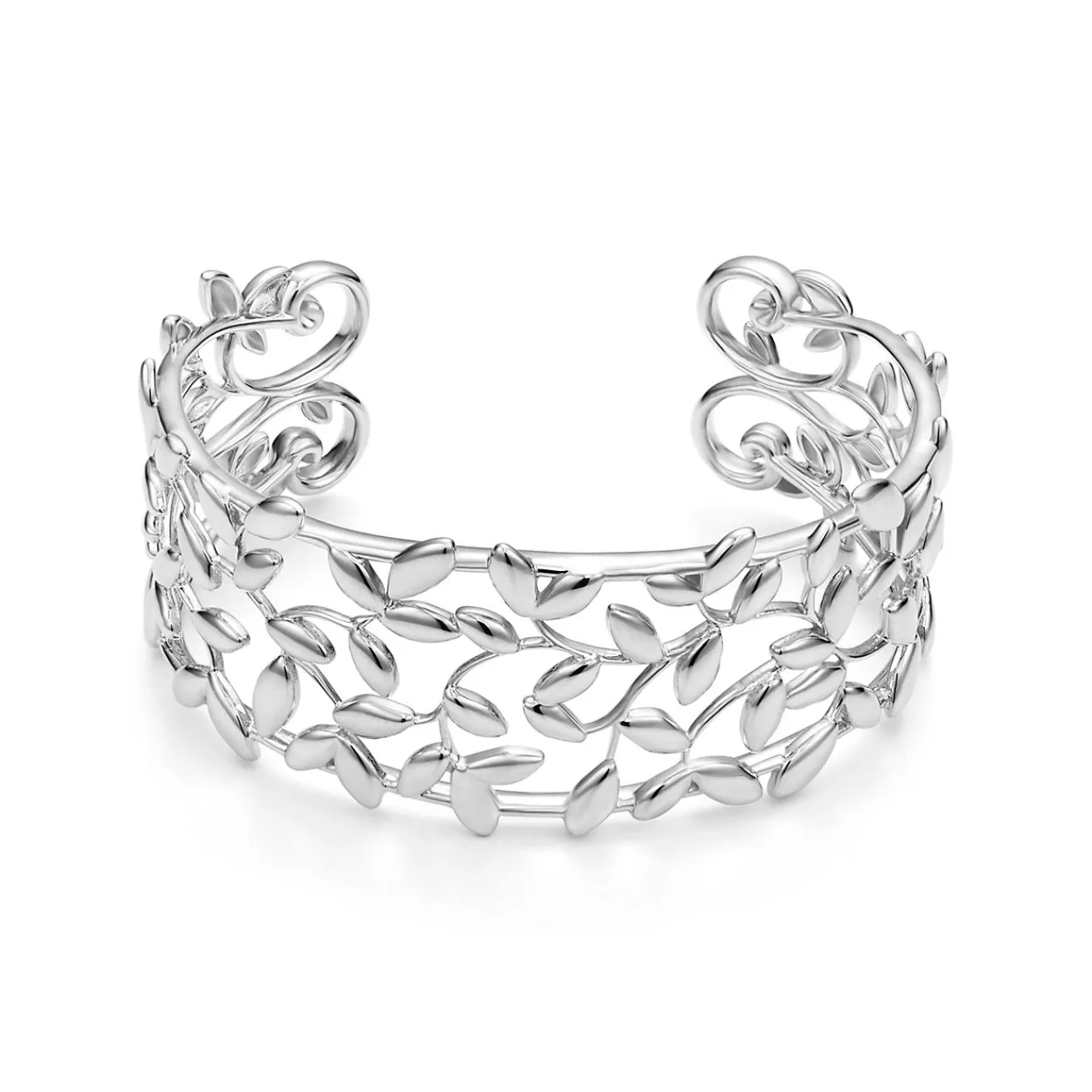 Tiffany & Co. Paloma Picasso® Olive Leaf cuff in sterling silver, medium. | ^ Bracelets|Gifts for Her