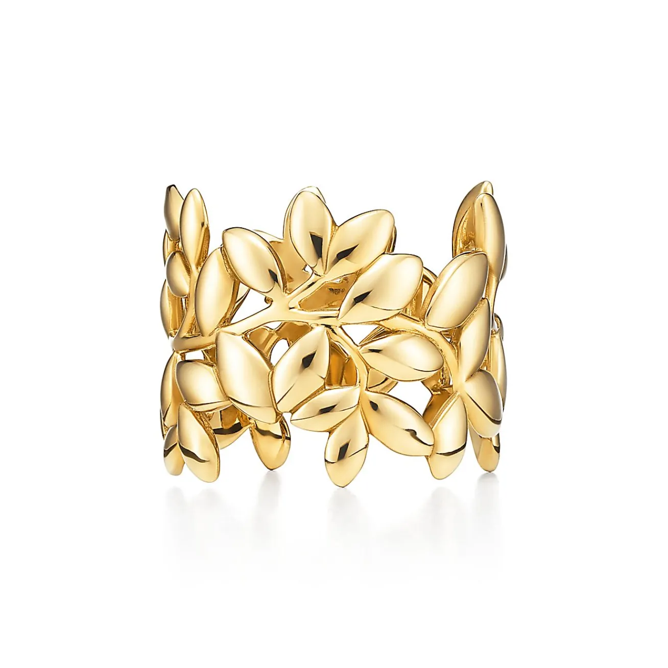 Tiffany & Co. Paloma Picasso® Olive Leaf Band Ring in Yellow Gold | ^ Rings|Gold Jewelry