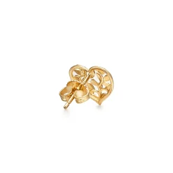 Tiffany & Co. Paloma Picasso® Olive Leaf heart earrings in 18k gold. | ^ Earrings|Gold Jewelry