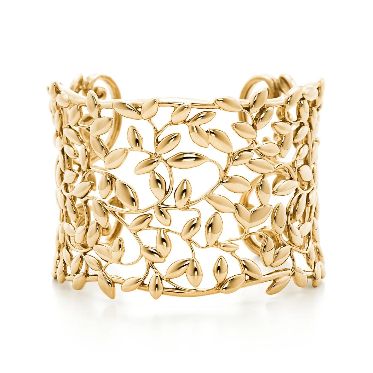 Tiffany & Co. Paloma Picasso® Olive Leaf cuff in 18k gold, medium. | ^ Bracelets|Gold Jewelry