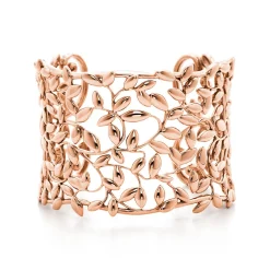 Tiffany & Co. Paloma Picasso® Olive Leaf cuff in 18k rose gold, medium. | ^ Bracelets|Rose Gold Jewelry