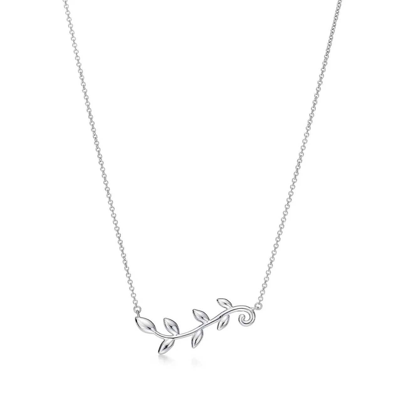 Tiffany & Co. Paloma Picasso® Olive Leaf vine pendant in sterling silver. | ^ Necklaces & Pendants|Gifts for Her
