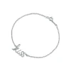 Tiffany & Co. Paloma's Graffiti kiss bracelet in sterling silver, size medium. | ^ Bracelets|Sterling Silver Jewelry