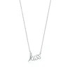 Tiffany & Co. Paloma's Graffiti kiss pendant in sterling silver. | ^ Necklaces & Pendants|Sterling Silver Jewelry