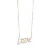 Tiffany & Co. Paloma's Graffiti love pendant in 18k rose gold with diamonds, small. | ^ Necklaces & Pendants|Rose Gold Jewelry