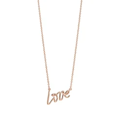 Tiffany & Co. Paloma's Graffiti love pendant in 18k rose gold, small. | ^ Necklaces & Pendants|Rose Gold Jewelry