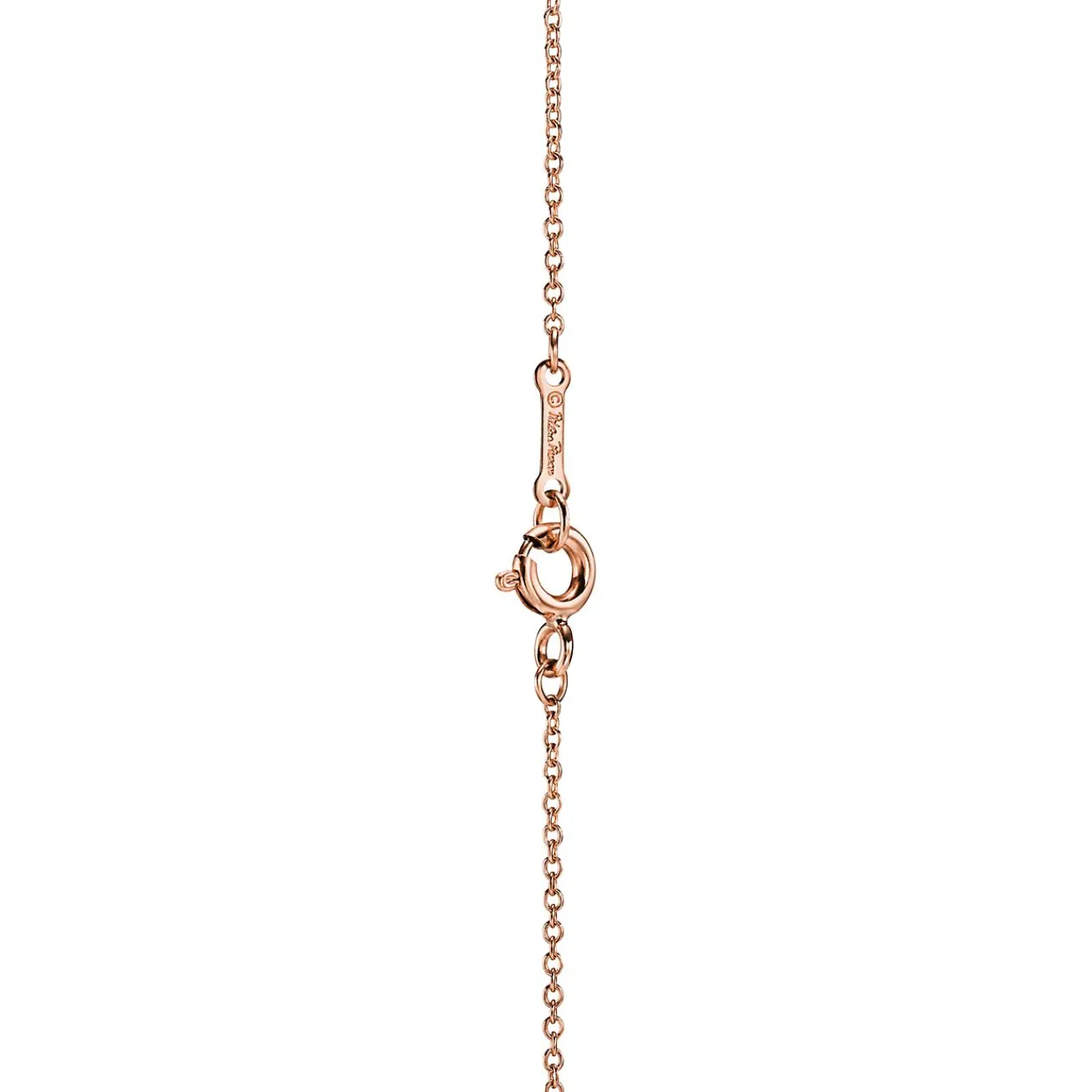 Tiffany & Co. Paloma's Graffiti love pendant in 18k rose gold, small. | ^ Necklaces & Pendants|Rose Gold Jewelry