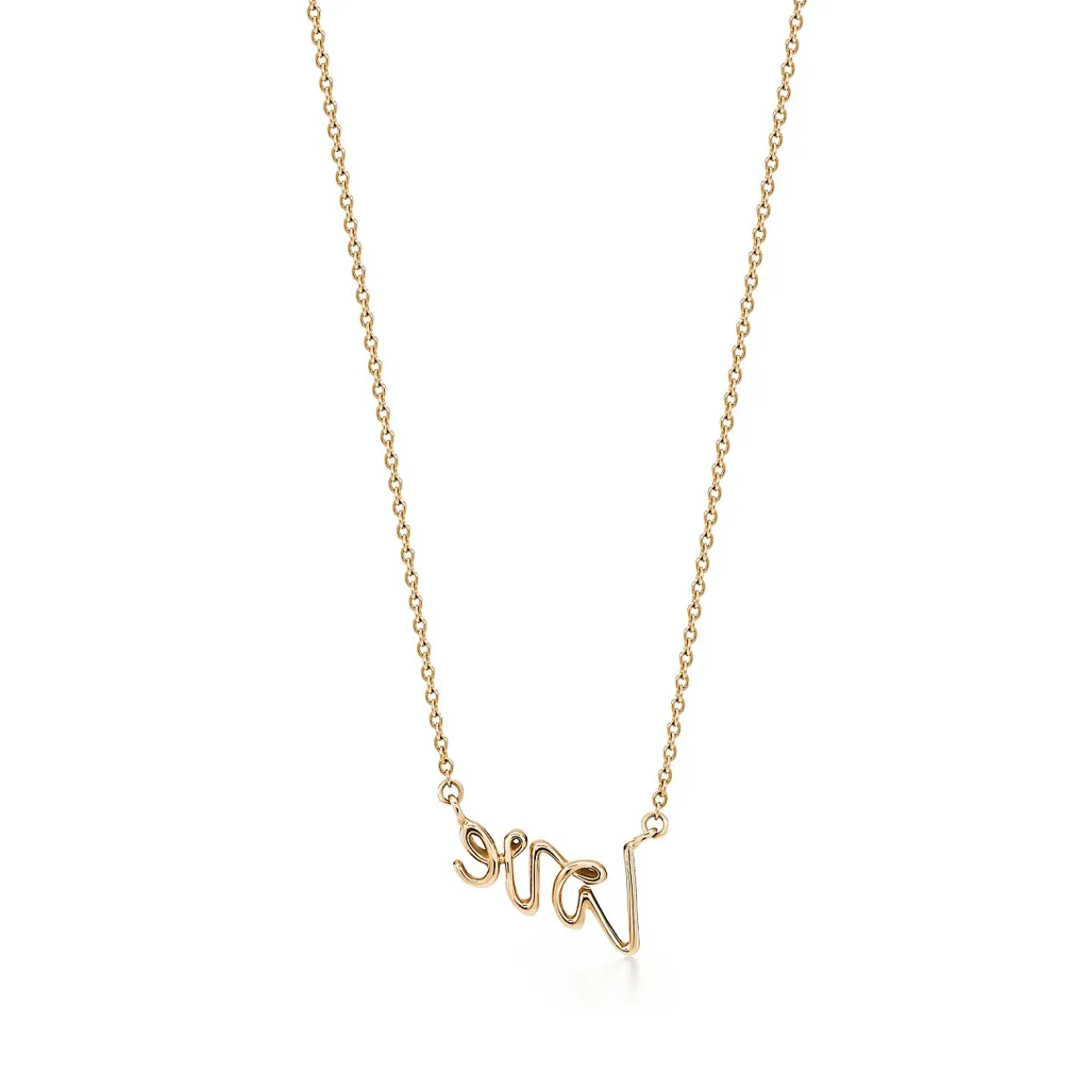 Tiffany & Co. Paloma's Graffiti love pendant in 18k gold, mini. | ^ Necklaces & Pendants|Gifts for Her