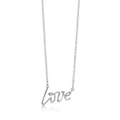 Tiffany & Co. Paloma's Graffiti love pendant in sterling silver, small. | ^ Necklaces & Pendants|Sterling Silver Jewelry