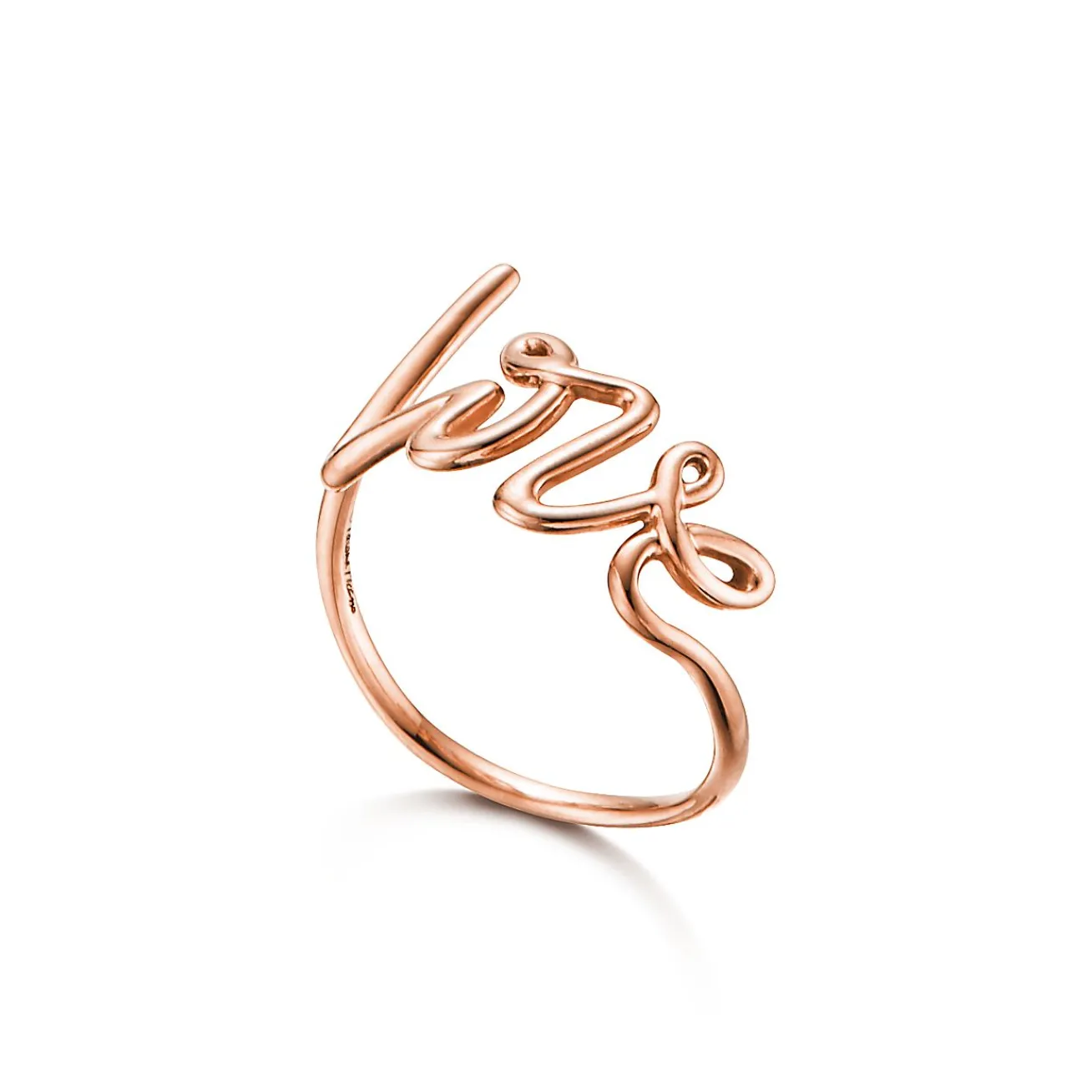 Tiffany & Co. Paloma's Graffiti Love Ring in Rose Gold, Small | ^ Rings|Rose Gold Jewelry