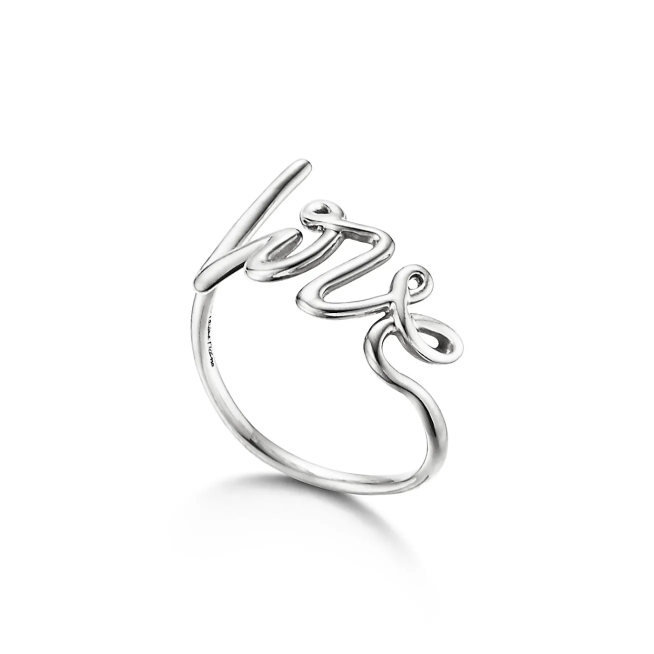 Tiffany & Co. Paloma's Graffiti Love Ring in Silver, Small | ^ Rings|Gifts for Her