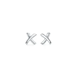 Tiffany & Co. Paloma's Graffiti X earrings in sterling silver, small. | ^ Earrings|Sterling Silver Jewelry