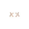 Tiffany & Co. Paloma's Graffiti X earrings in 18k rose gold. | ^ Earrings|Rose Gold Jewelry