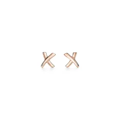 Tiffany & Co. Paloma's Graffiti X earrings in 18k rose gold, mini. | ^ Earrings|Paloma Picasso®