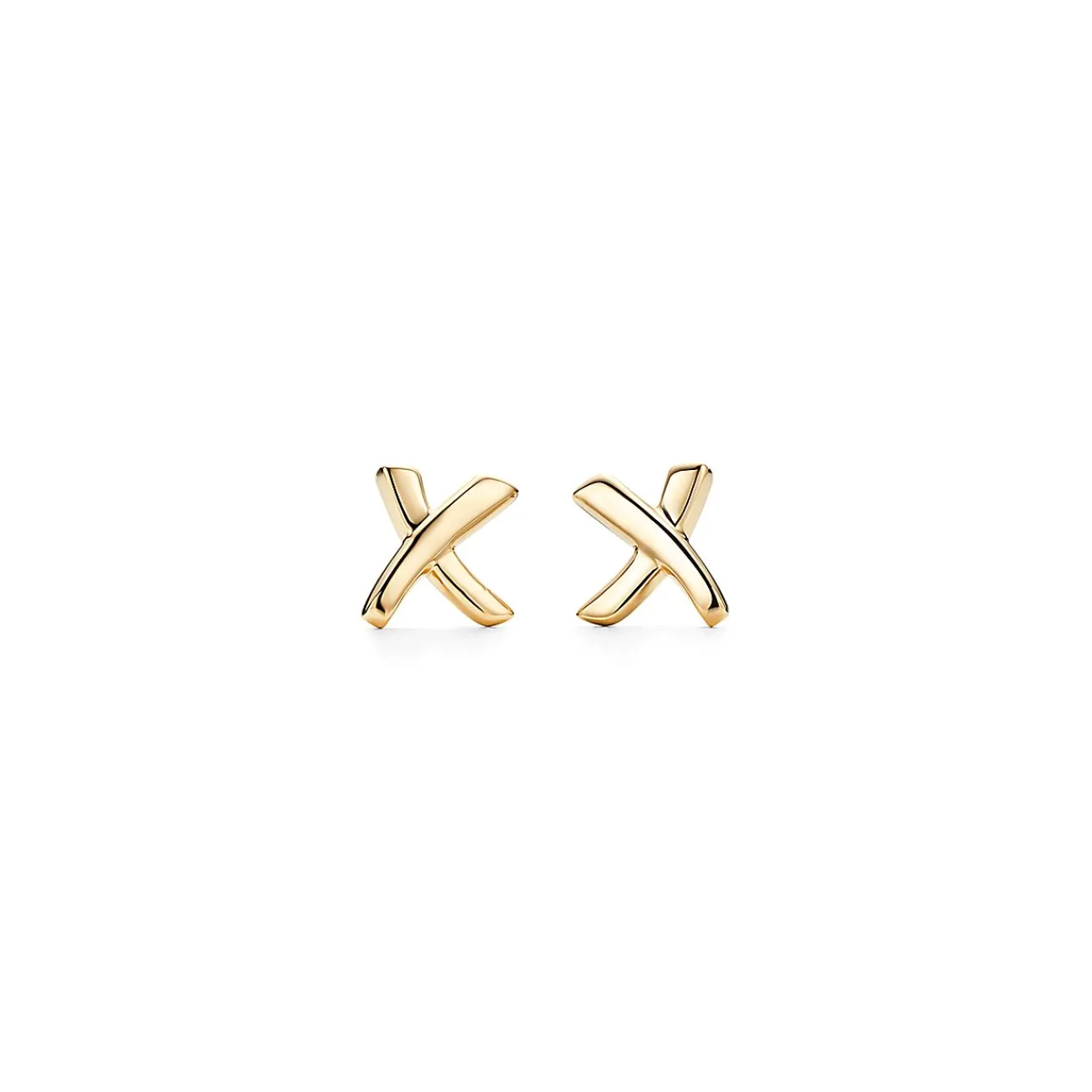 Tiffany & Co. Paloma's Graffiti X earrings in 18k gold. | ^ Earrings|Gold Jewelry