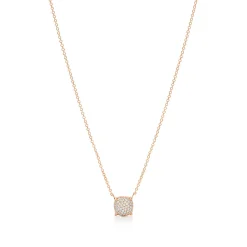 Tiffany & Co. Paloma's Sugar Stacks pendant in 18k rose gold with diamonds. | ^ Necklaces & Pendants|Rose Gold Jewelry