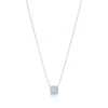 Tiffany & Co. Paloma's Sugar Stacks pendant in 18k white gold with diamonds. | ^ Necklaces & Pendants|Diamond Jewelry