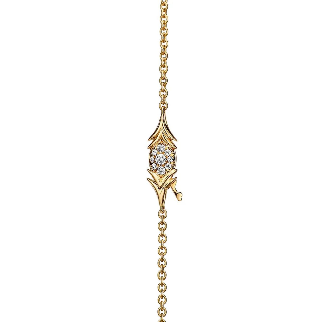 Tiffany & Co. Pendant in Gold and Platinum with a Tanzanite, Diamonds and Pink Sapphires | ^ Necklaces & Pendants|Gold Jewelry
