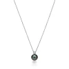 Tiffany & Co. Pendant in 18k white gold with Tahitian pearls and diamonds. | ^ Necklaces & Pendants|Pearl Jewelry