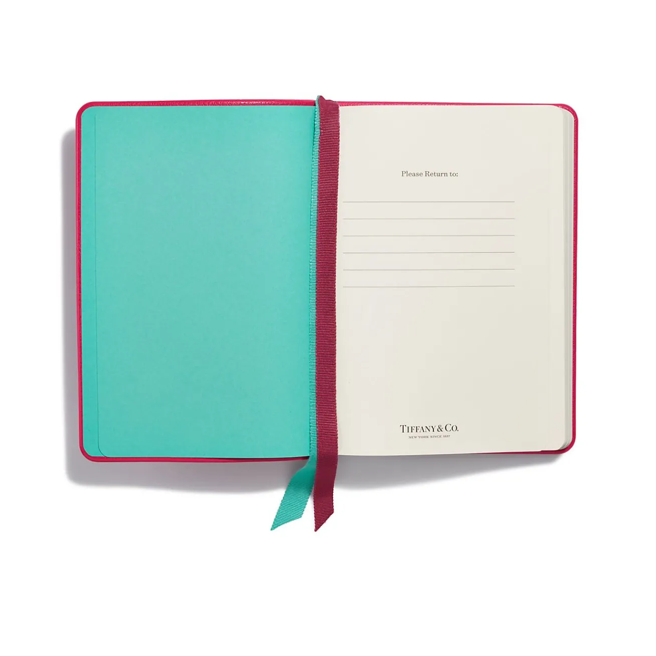 Tiffany & Co. Personal Essentials Notebook in Cerise Leather | ^ The Home|Housewarming Gifts