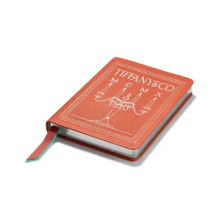 Tiffany & Co. Personal Essentials Notebook in Carnelian Orange Leather | ^ The Home|Housewarming Gifts