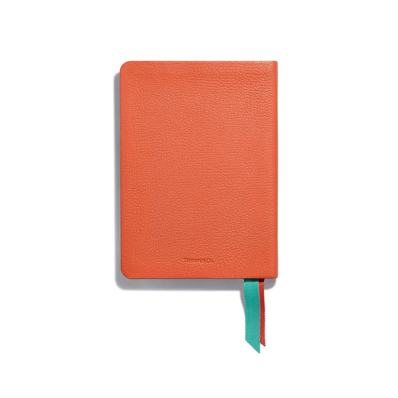 Tiffany & Co. Personal Essentials Notebook in Carnelian Orange Leather | ^ The Home|Housewarming Gifts